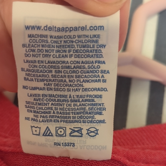 Delta Red Kids Short Sleeve Tee Size Small - Picture 6 of 6